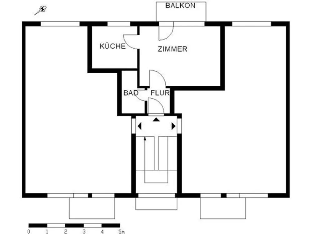Bright 1-Room Apartment with Balcony