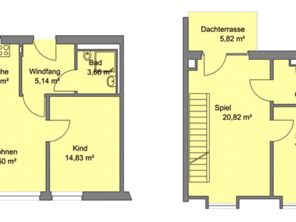 3-Zimmer-Maisonette-Wohnung in WOHNPROJEKT