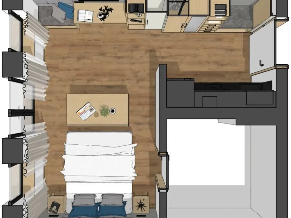 Einziehen & Wohlfühlen, Top geschnittene 1-Zimmer-Wohnung mit Charme