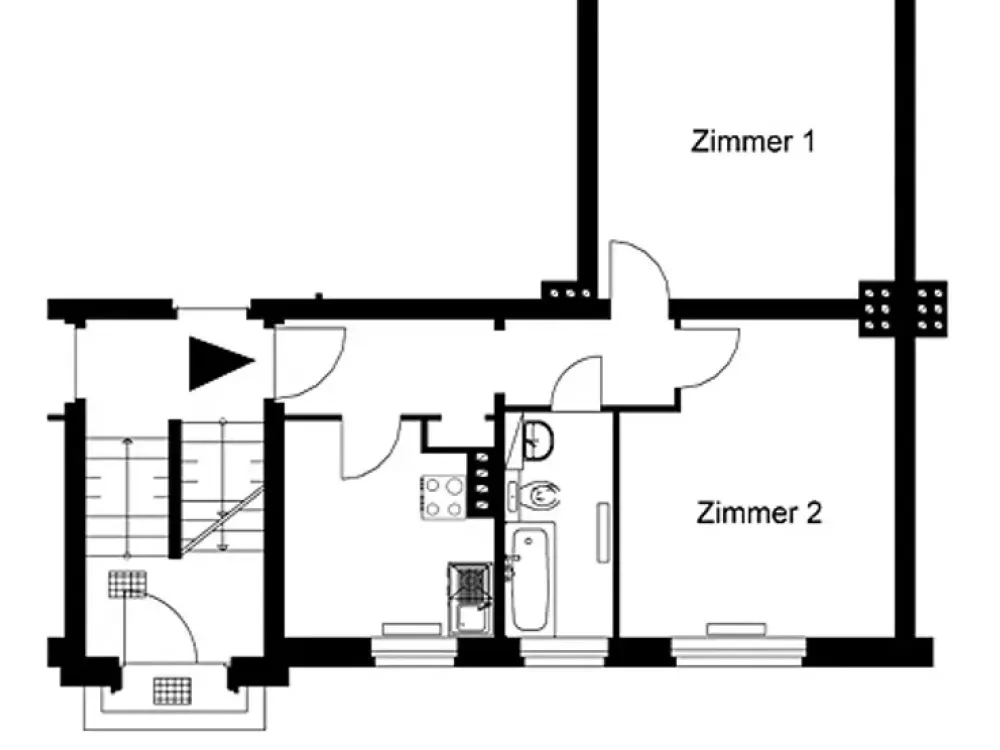 2-Zimmer-Wohnung