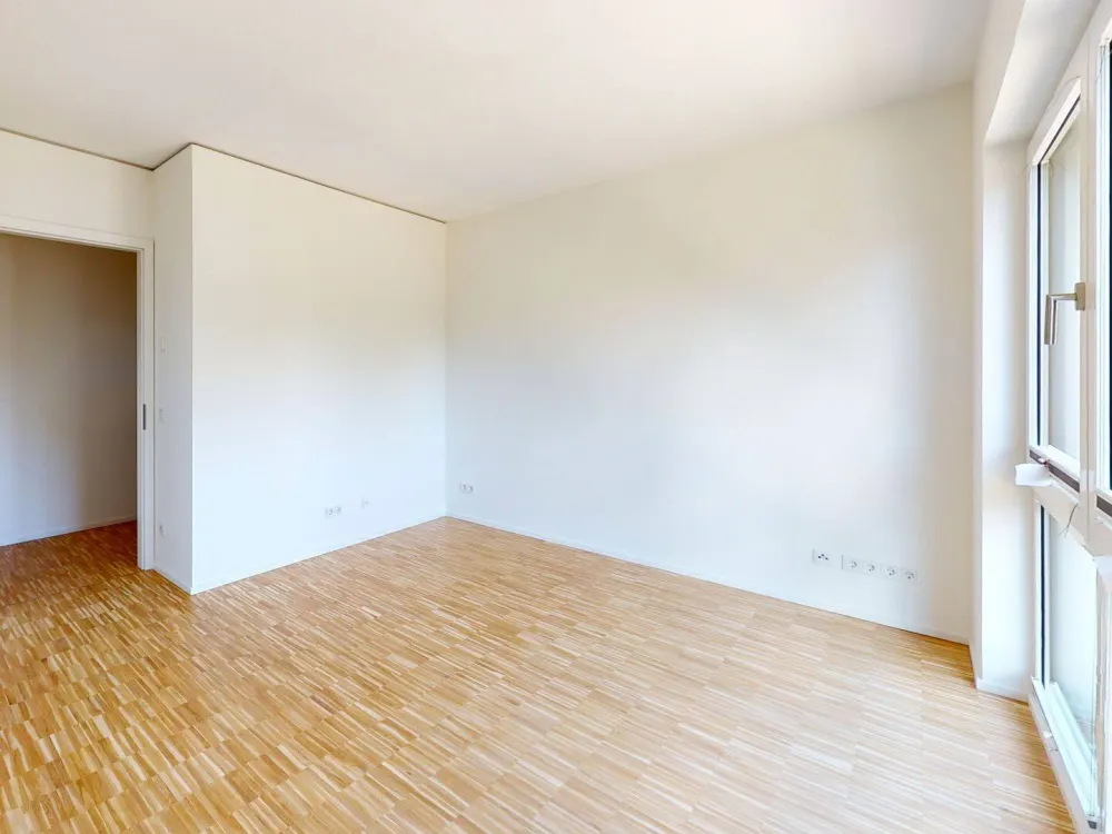 Moderne 3 Zimmer Wohnung mit Balkon im Grünen!