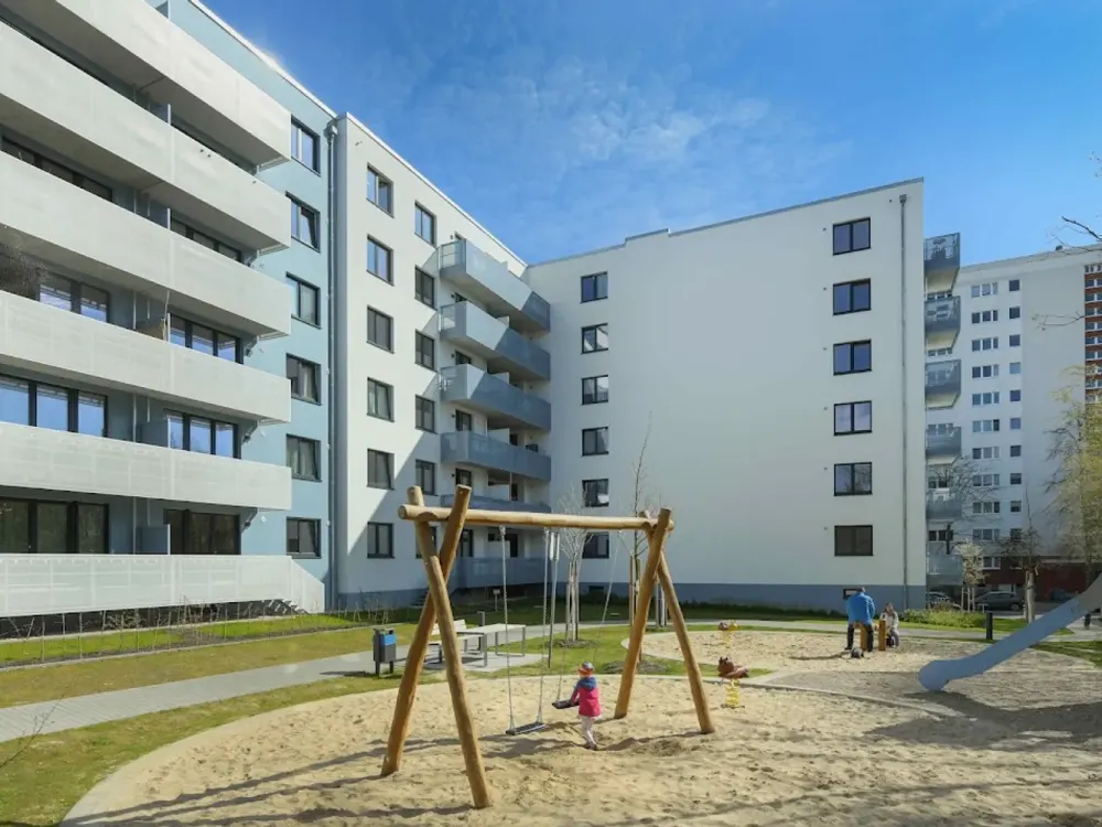 Ruhige Wohnanlage im Grünen und dennoch zentral gelegen