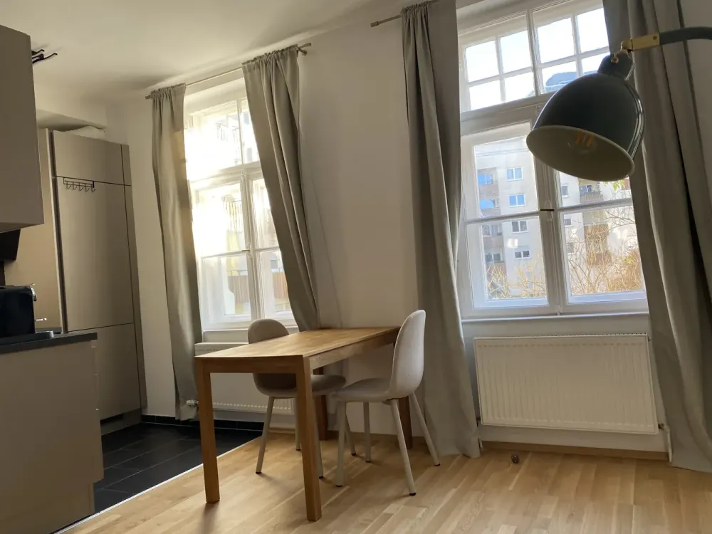 Bezugsfertige 1,5-Zimmer-Wohnung im Hotelstil, 2 Jahre befristet, mit Verlängerungsoption
