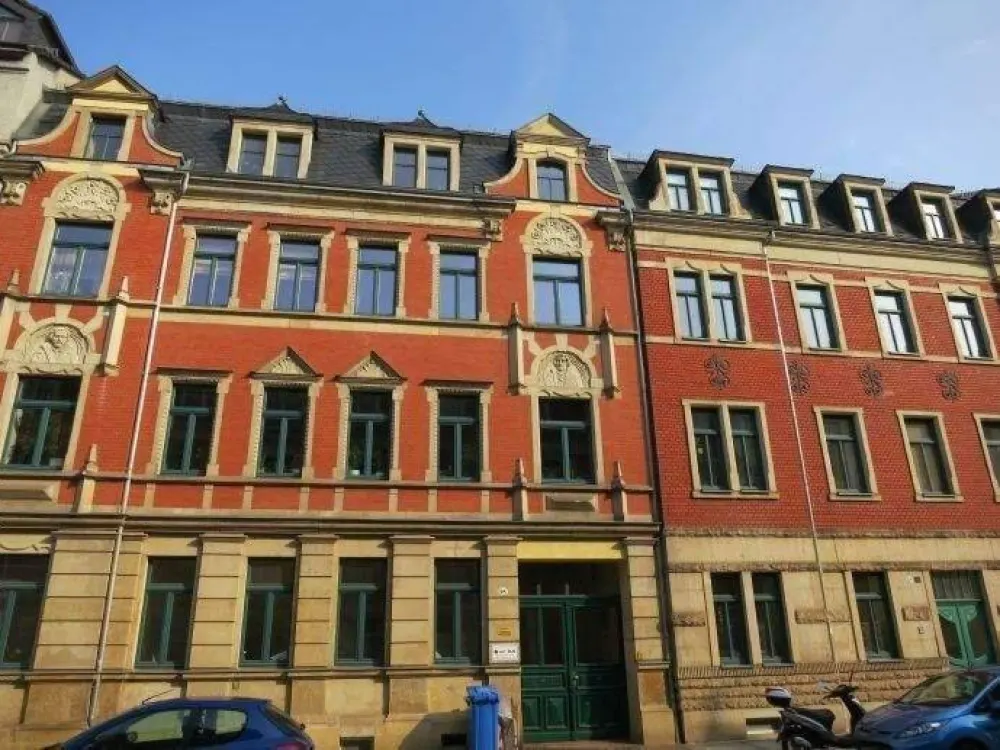 Kleine ruh. 1-R-Single-Wohng. mit gr. Balkon Nähe Elbe u. Ballhaus Watzke in DD-Pieschen