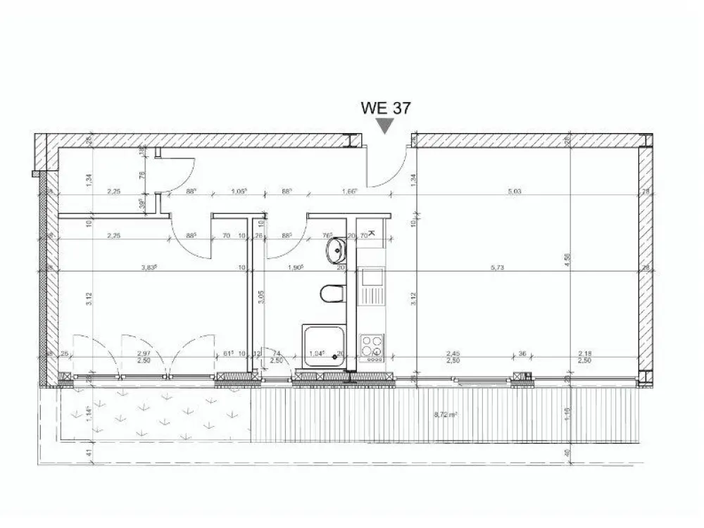 Über den Dächern zuhause, moderne Dachgeschosswohnung mit Terrasse