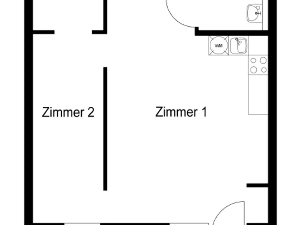 2-Room Apartment (WBS 100-140 with and without special housing needs)