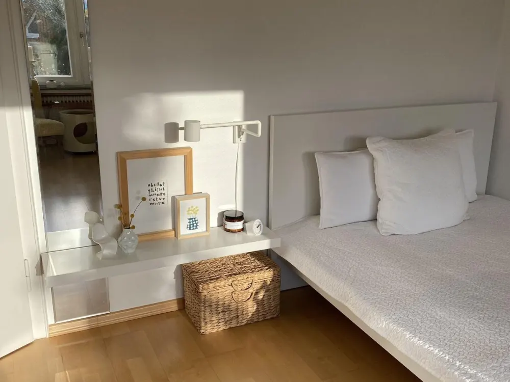 Furnished shared flat room for temporary rent in central location