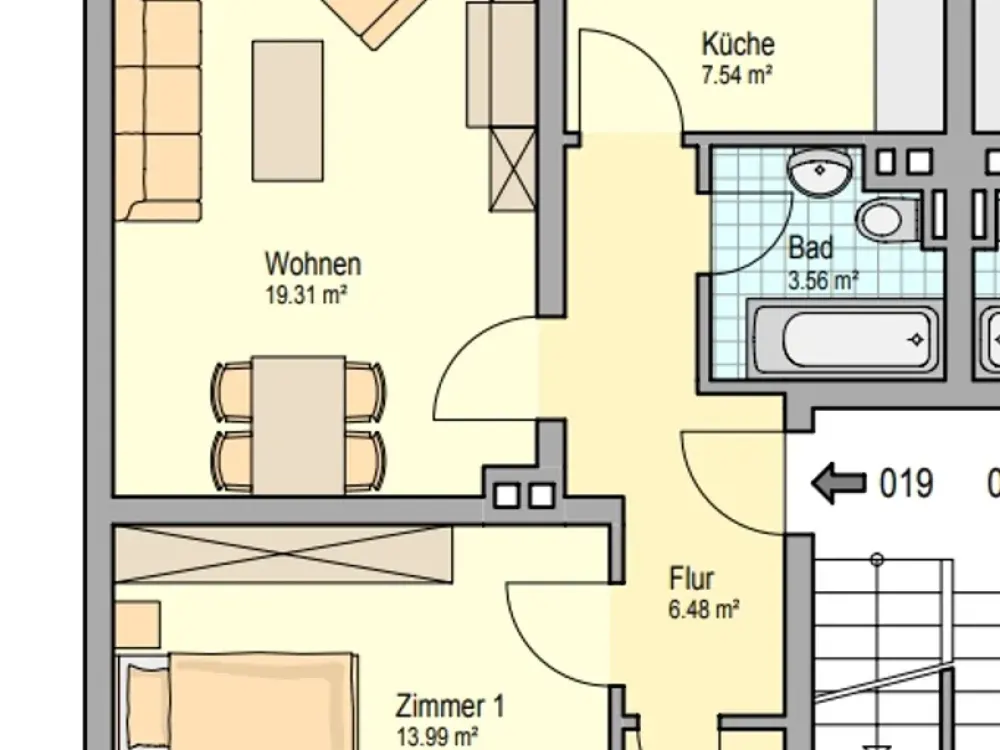 SHG+++ Schöne 2,5-Zimmerwohnung in bester Lage