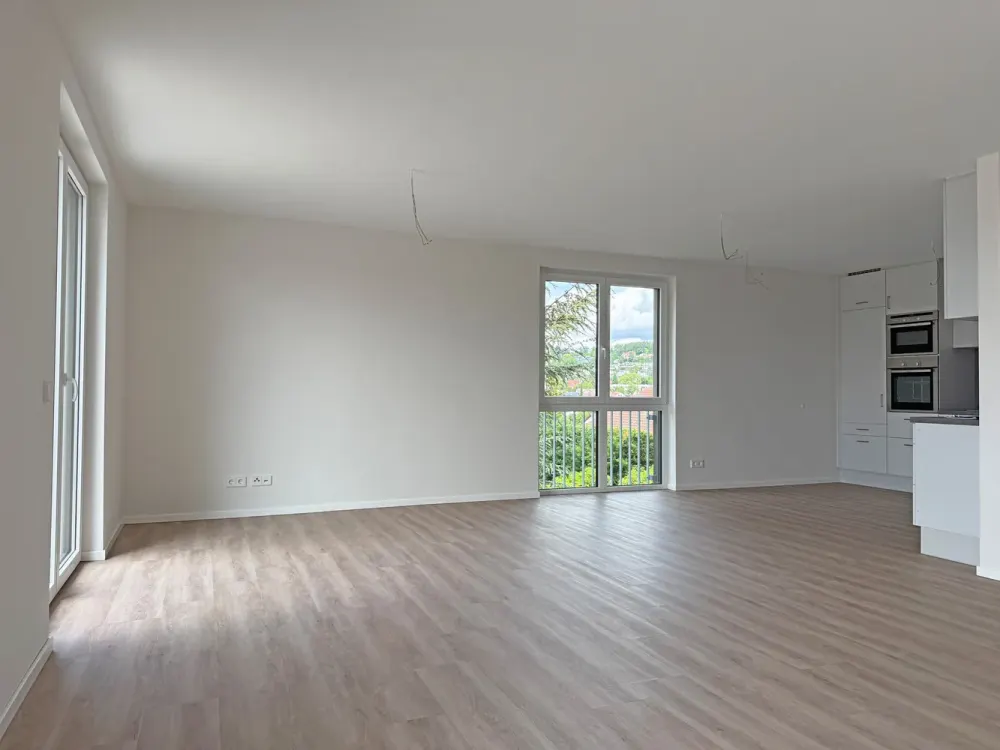 Stilvoll wohnen mit Weitblick, Exklusive Neubau-Maisonettewohnung mit großer Sonnenterrasse