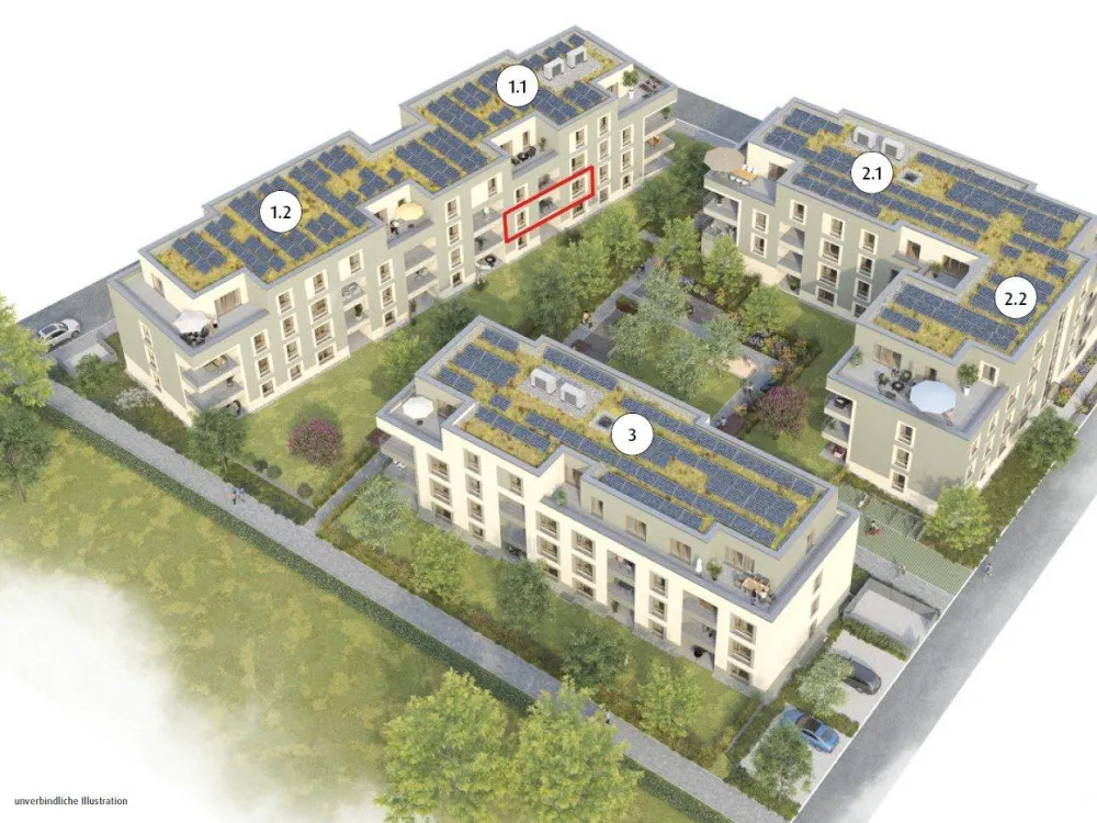 1. OG - Urban wohnen. Grün leben. Frankfurt ganz nah.