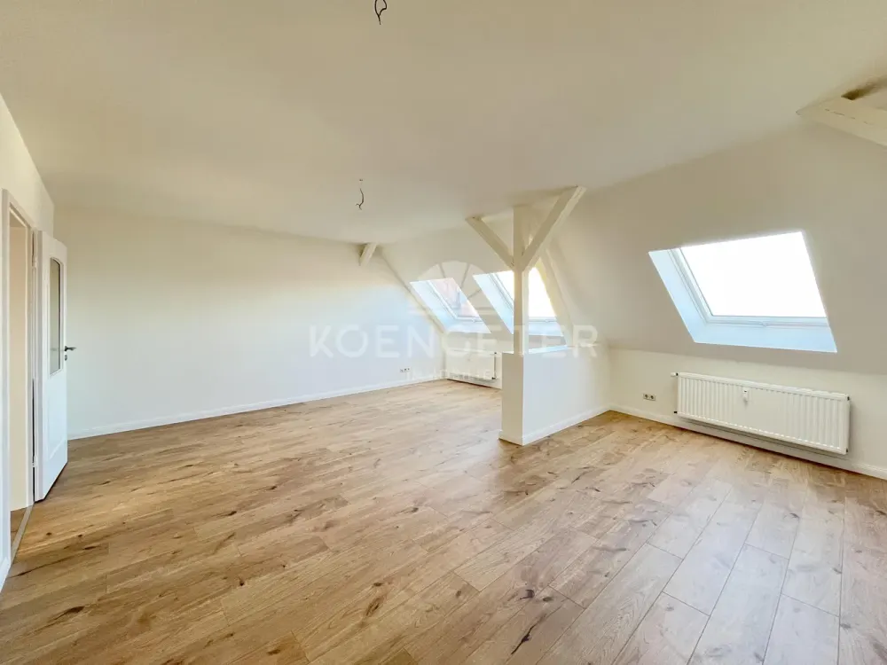 NEU: Viel Licht, viel Raum: Charmante Dachgeschosswohnung mit offener Küche in Leutzsch!