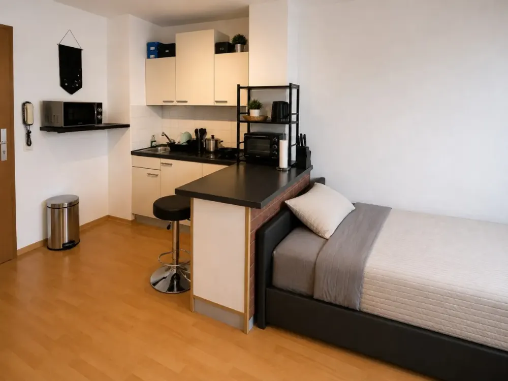 1-Room Apartment with Balcony and Parking Space in Frankfurt-Eckenheim!