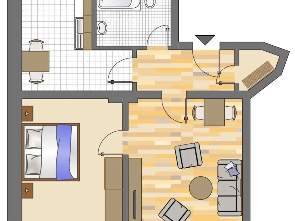 2-Zimmer Dachgeschoss Wohnung in Dortmund Bövinghausen