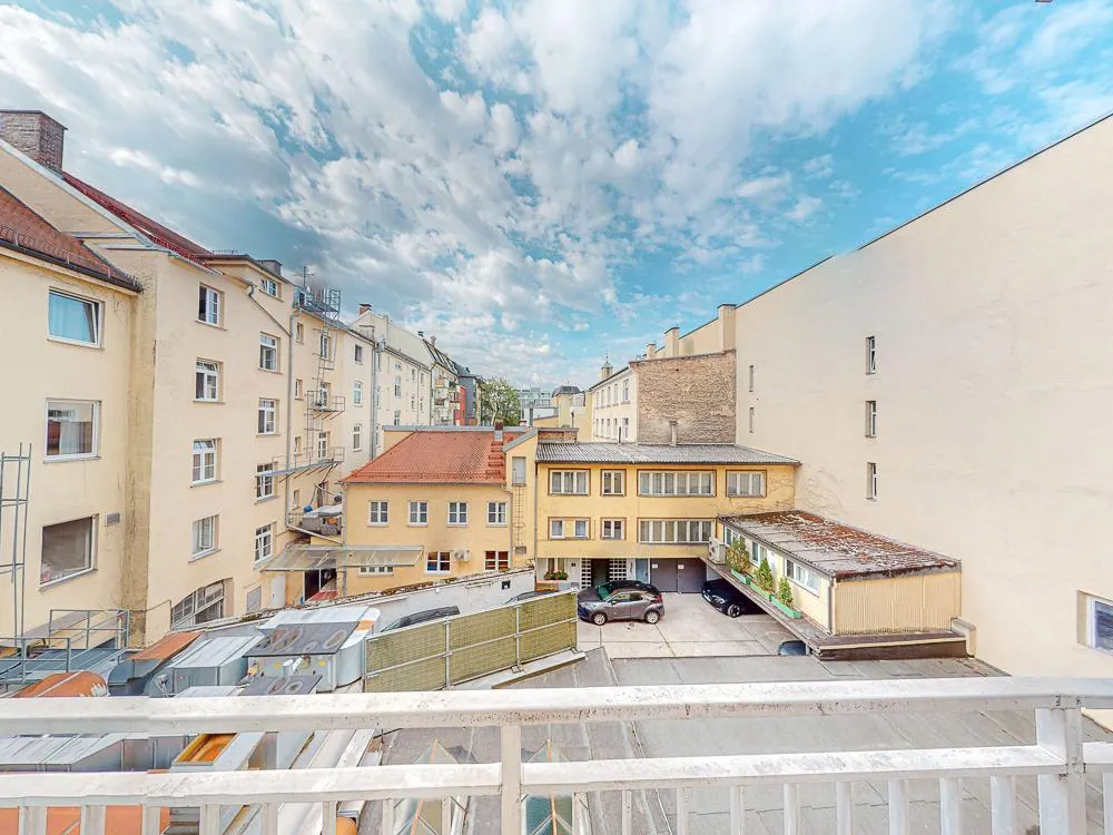 Gemütliche 2-Zimmer-Wohnung mit Innenhofbalkon