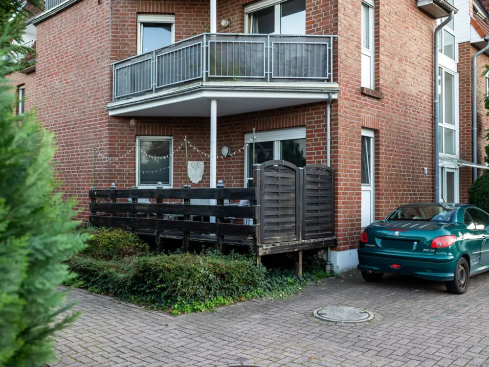 *** RENTAL APARTMENT on the HIGH GROUND FLOOR - 2 ROOMS, KITCHEN, BATHROOM - UNDERFLOOR HEATING - BALCONY - PARKING SPACE ***