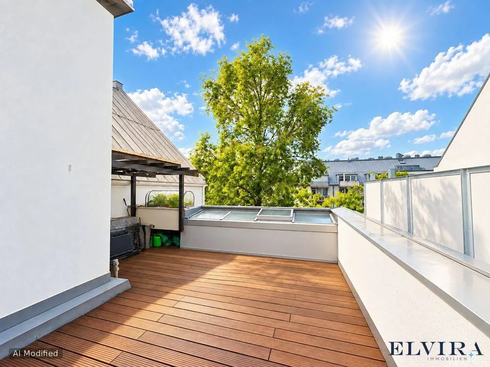 ELVIRA - Obersendling, Charmante 2-Zi. Maisonette mit großzügiger Dachterrasse