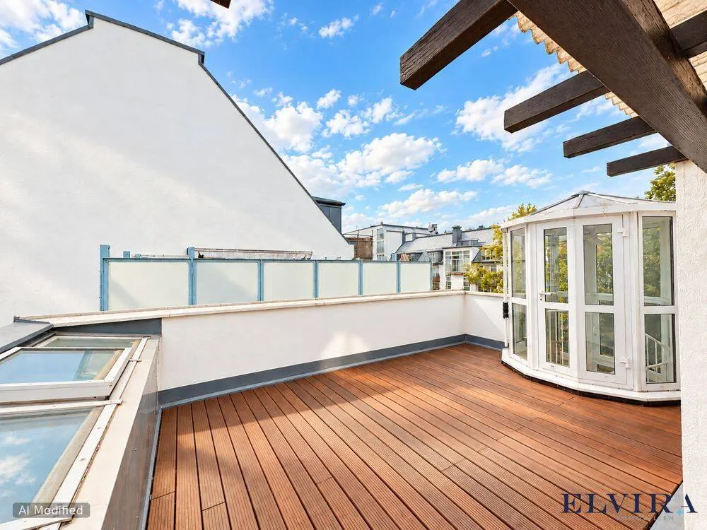 ELVIRA - Obersendling, Charmante 2-Zi. Maisonette mit großzügiger Dachterrasse