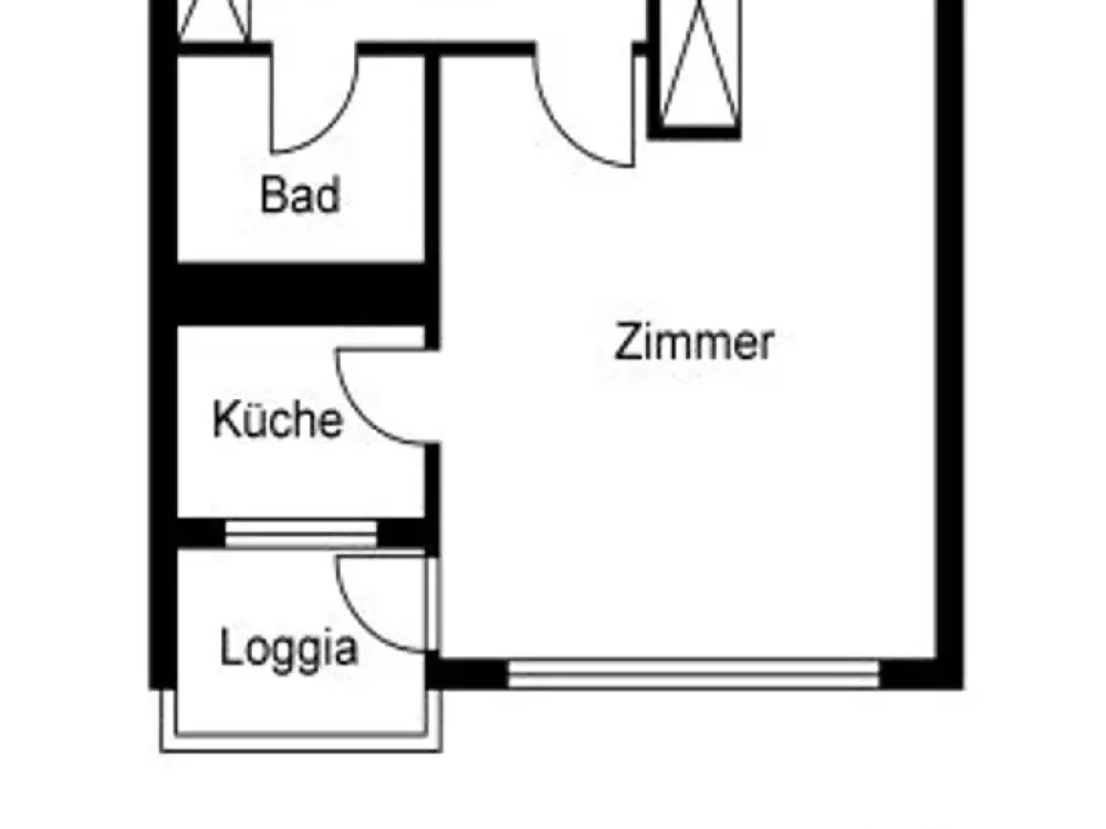 1-Zi-Whg in unserer Seniorenwohnanlage. Nur für Generation 55+