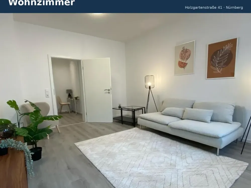 Stilvoll modernisiert: 2,5-Zimmer-Wohnung im Glockenhof
