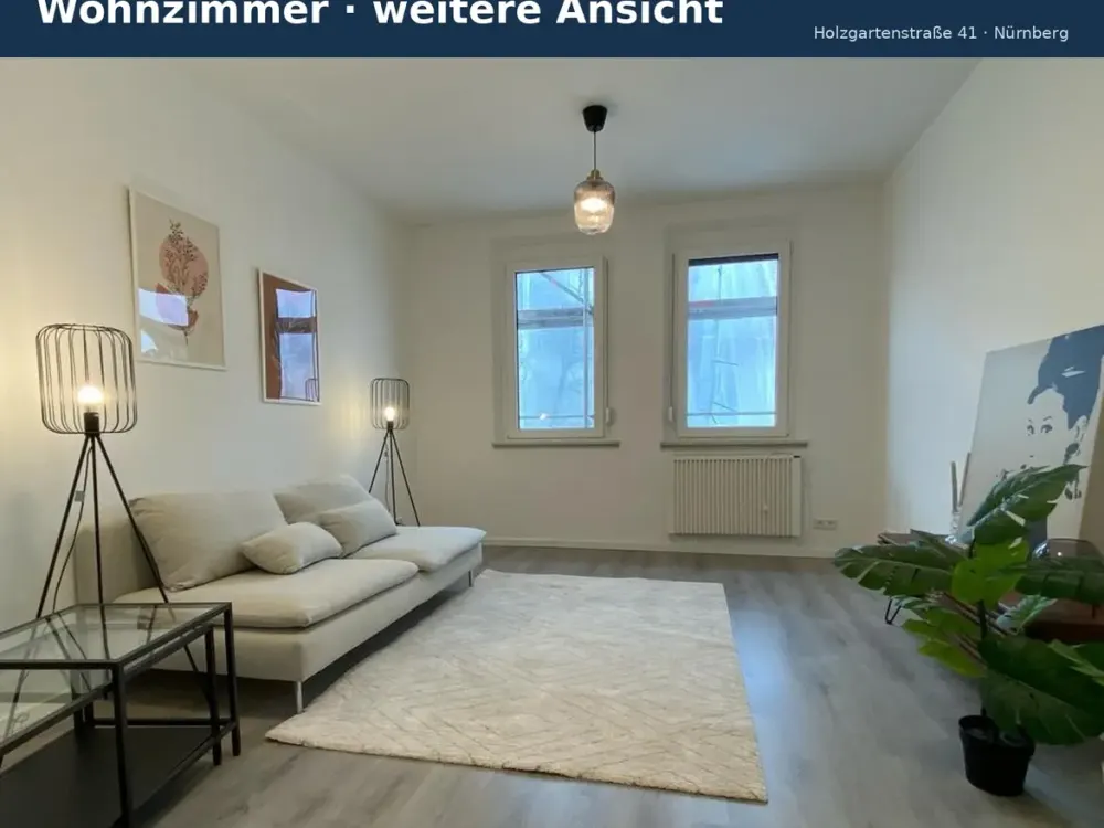 Stilvoll modernisiert: 2,5-Zimmer-Wohnung im Glockenhof