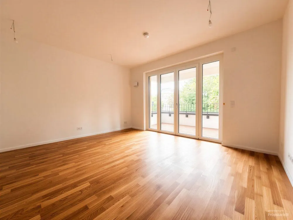 Erstbezug ab sofort! Moderne 2-Zimmer-Neubauwohnung mit Balkon und Einbauküche