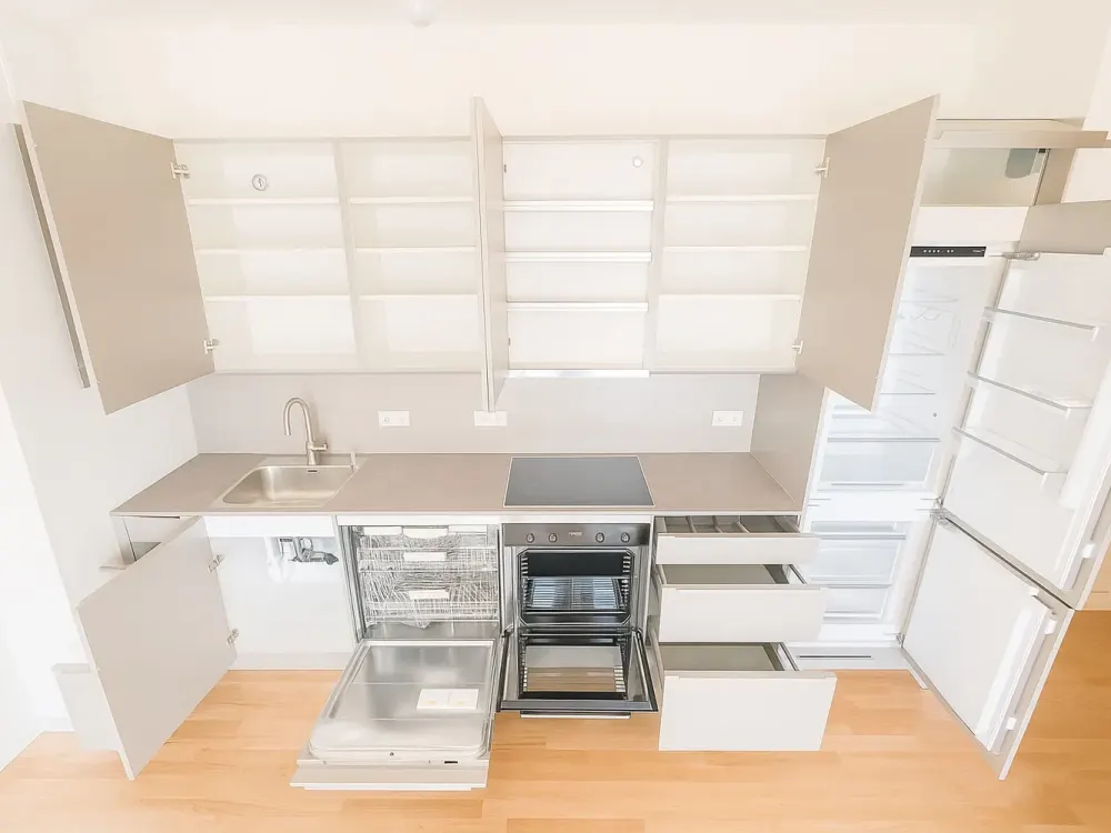 Neubau - 2 Zimmer Wohnung im 5.OG mit Balkon und hochwertiger Einbauküche