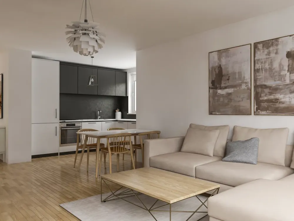 Frisch sanierte 3-Zimmer-Wohnung mit zwei Balkonen in Düsseldorf-Golzheim