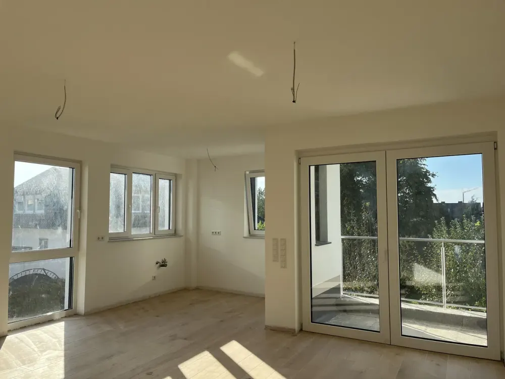 High-quality 3-room new apartment with balcony, wallbox and optional fitted kitchen, first occupancy