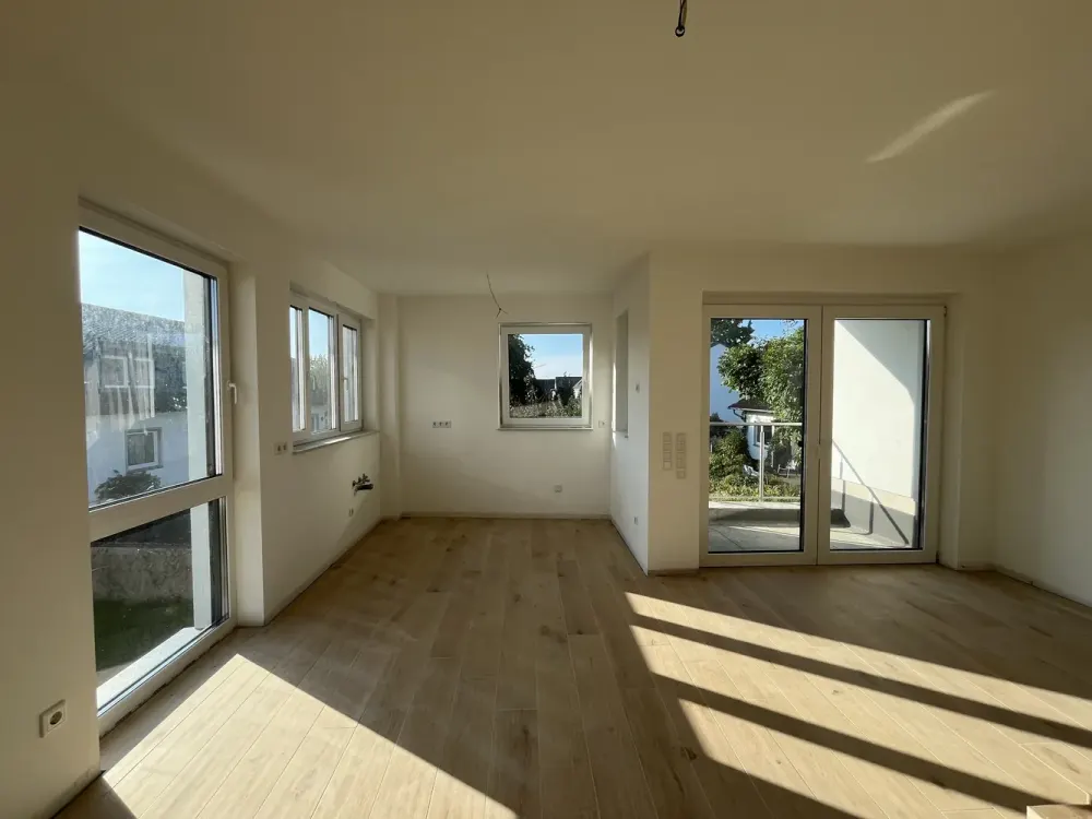 High-quality 3-room new apartment with balcony, wallbox and optional fitted kitchen, first occupancy
