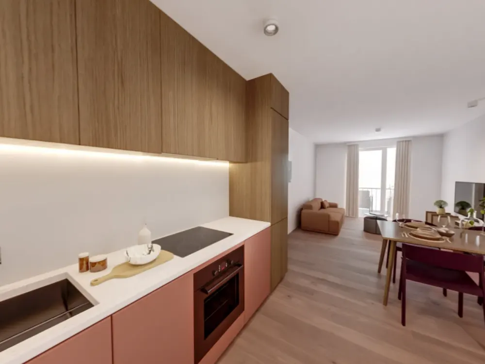 2-Zimmer Medium mit exklusiven Gemeinschaftsflächen: Padelplatz, Fitness, Dachterrasse & mehr