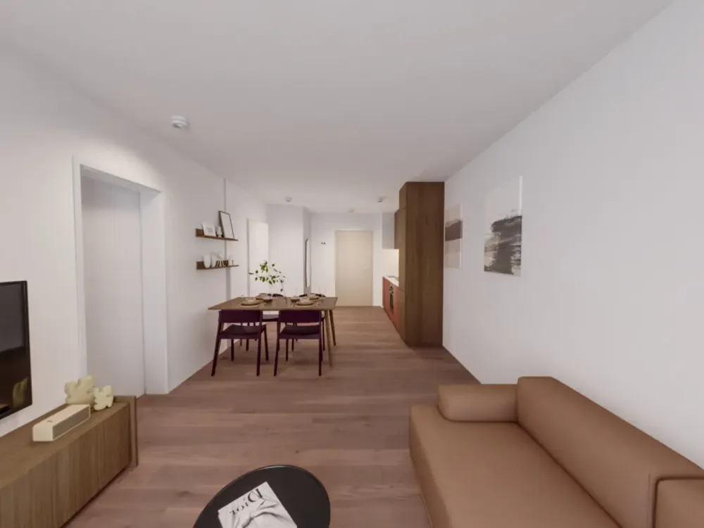2-Zimmer Medium mit exklusiven Gemeinschaftsflächen: Padelplatz, Fitness, Dachterrasse & mehr