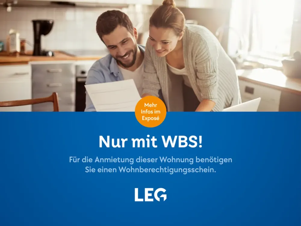 2-Zimmer-Wohnung in Recklinghausen, mit WBS für zwei Personen