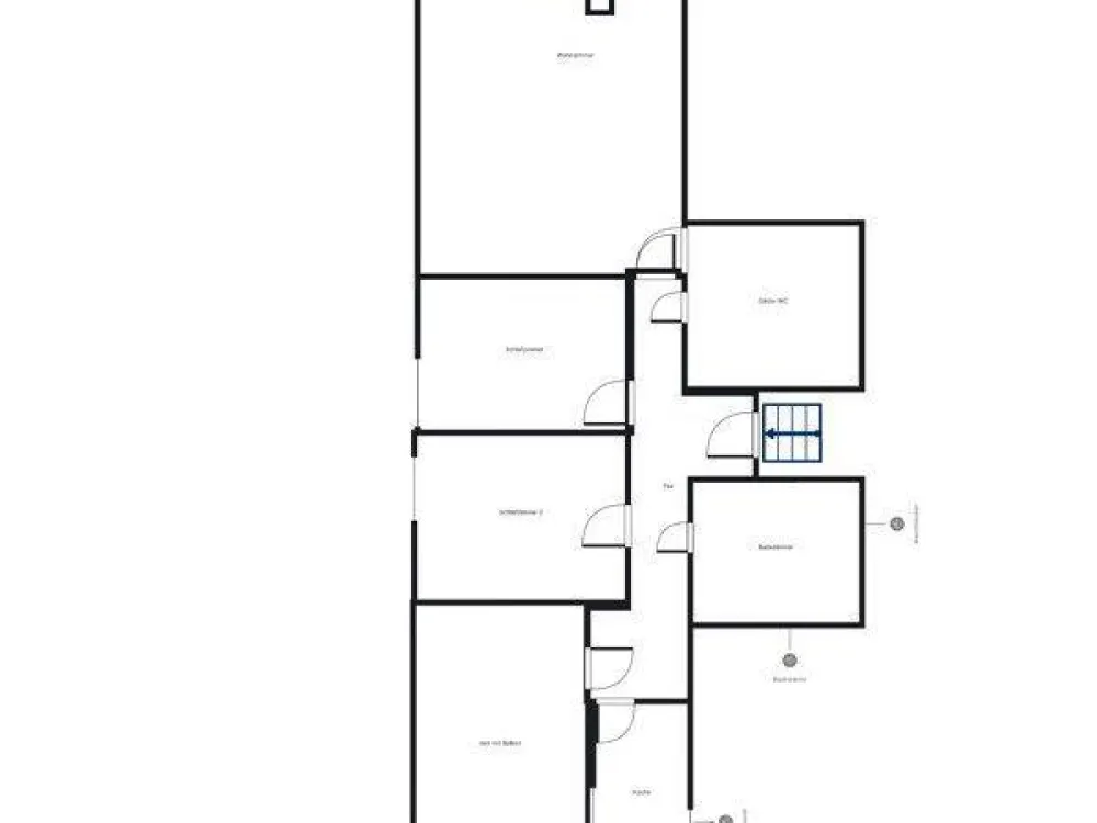 Frisch renovierte 3,5-Zimmer-Wohnung mit ca. 78 m² und 2 Balkonen - sofort verfügbar