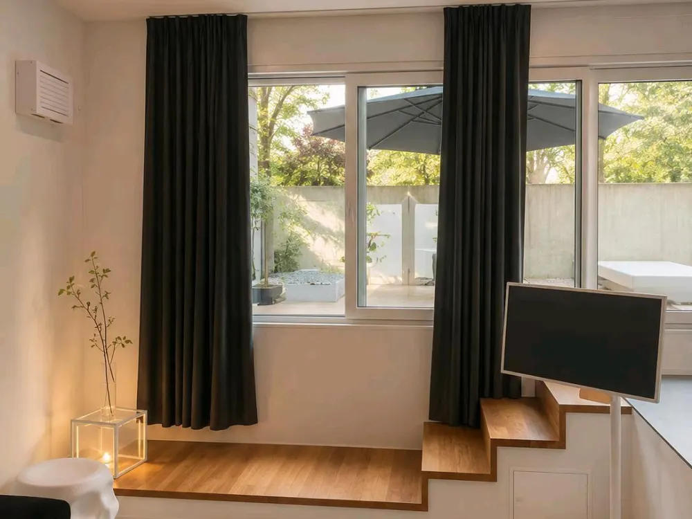 Bauhaus Stil Appartment möbiliert mit Terrasse in Paderborn