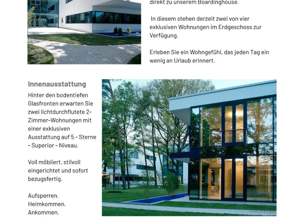 Exklusives, voll möbliertes Wohnen im Nürnberger Nordostpark