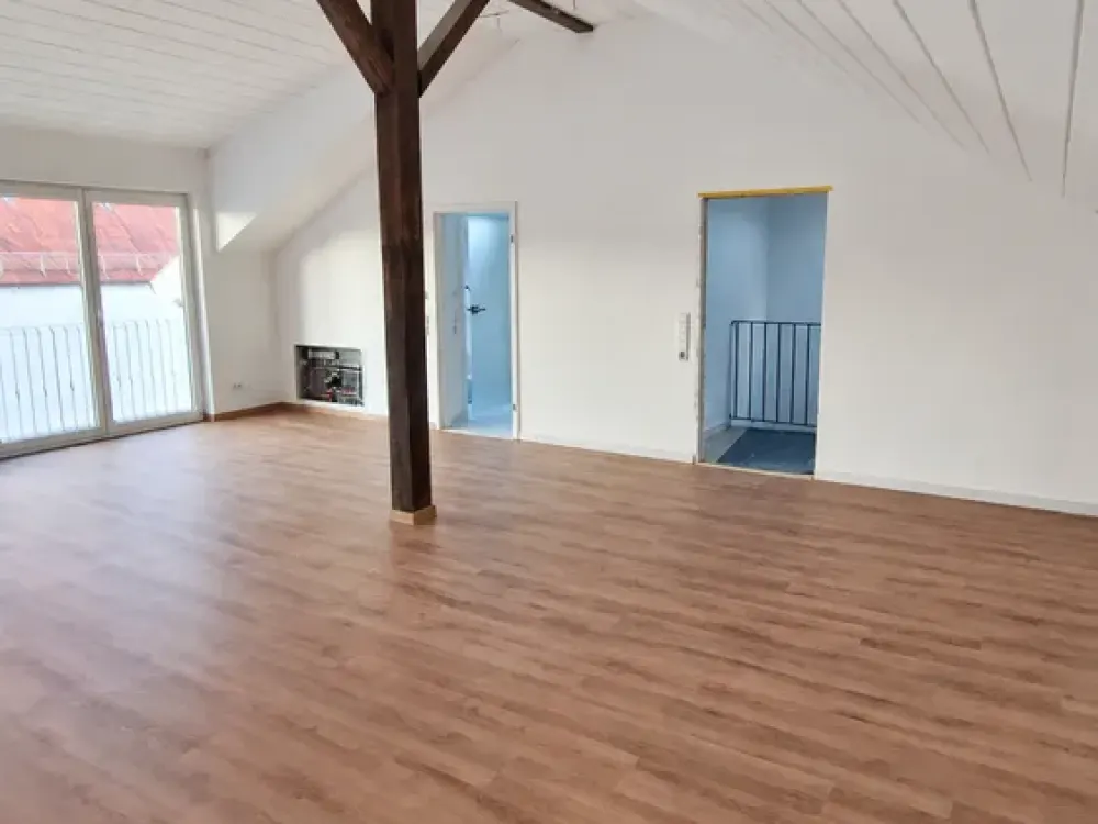 frisch renovierte Wohnung mit großem Balkon