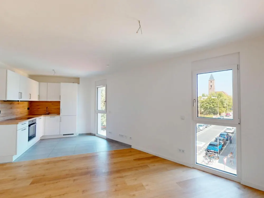 Helle EG-Wohnung mit 3 Zimmern und Einbauküche