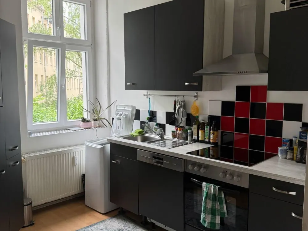 gemütliche Wohnung - 53m2 2er-WG (möbliert) sehr grün