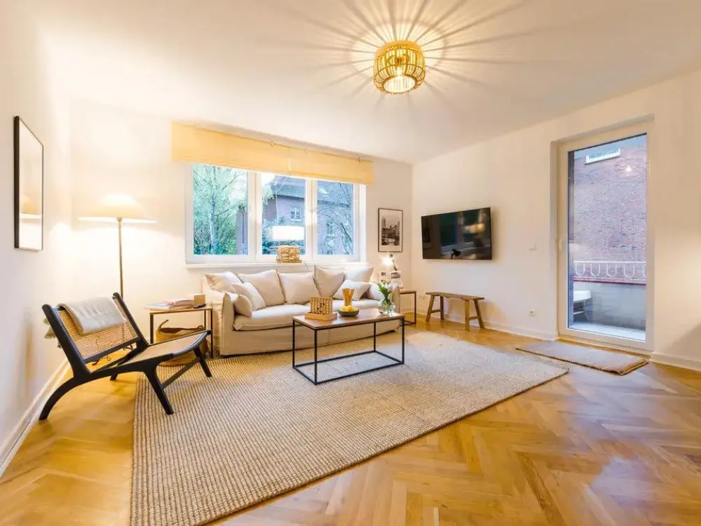 Möblierte Wohnung, ruhige Lage, nahe Stadtpark
