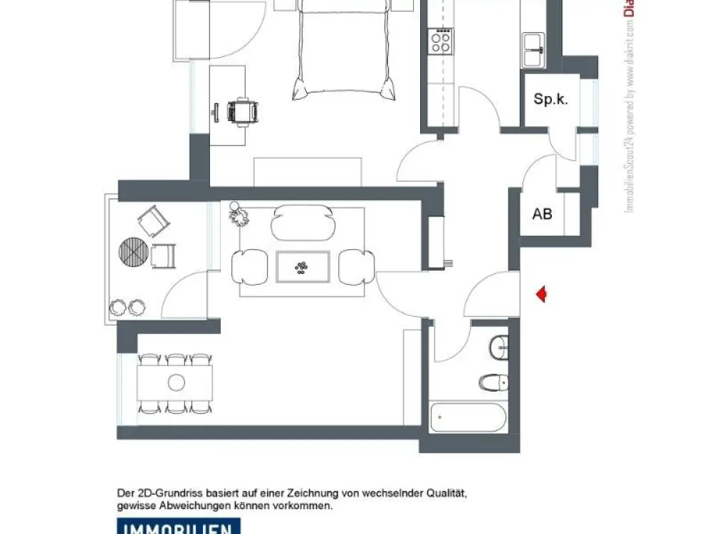 Charmantes Appartement mit Balkon und neuem Bad nahe Hauptbahnhof