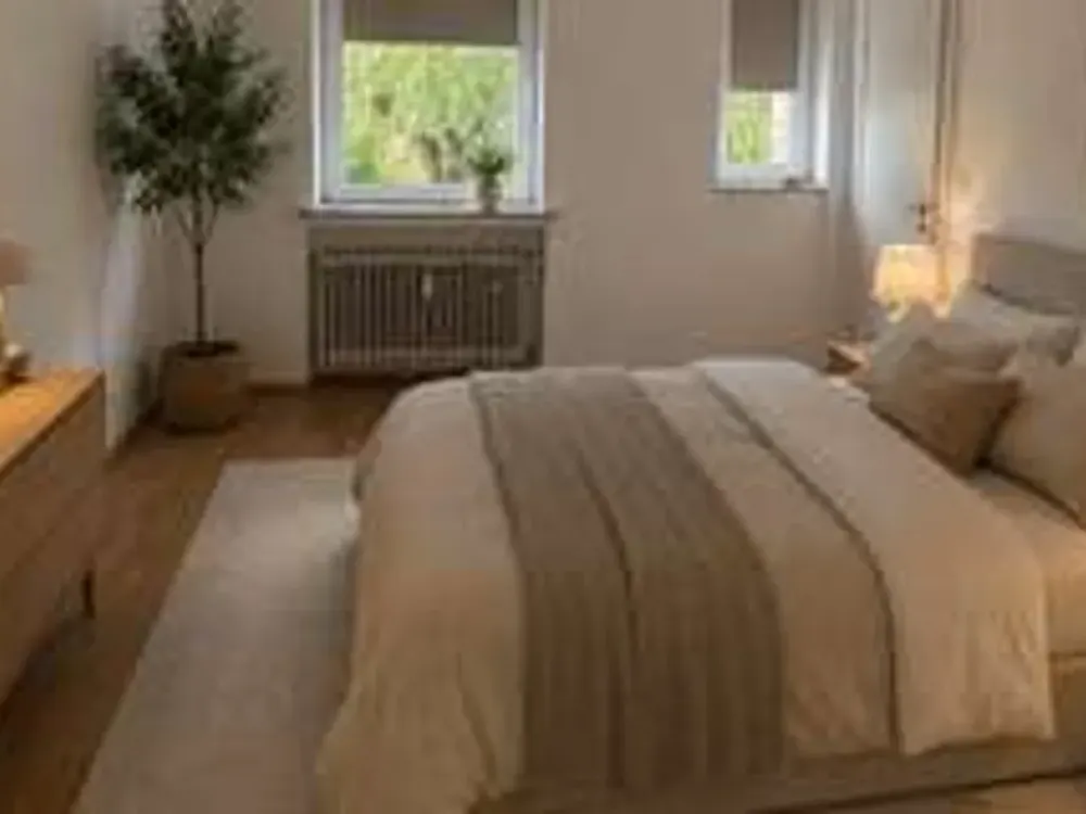 Beautiful Ground Floor Apartment 2 Rooms Kitchen Bathroom with Balcony Terrace in Westhoven