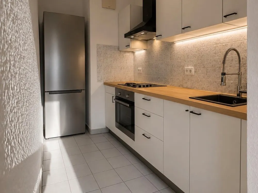 2-Zi.-Wohnung mit West-Balkon, Einbauküche und Stellplatz