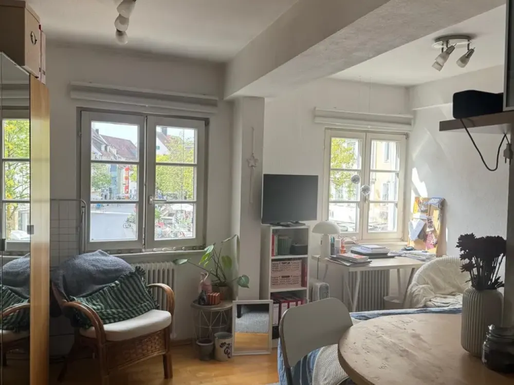 Furnished 1-Room Apartment, Pedestrian Zone Ravensburg, LIMITED, Jan., Feb., March 2027, DHBW B-Phase
