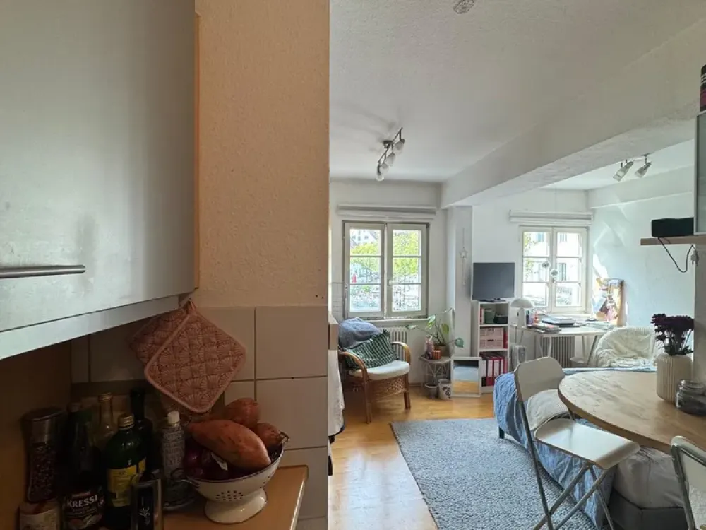 Furnished 1-Room Apartment, Pedestrian Zone Ravensburg, LIMITED, Jan., Feb., March 2027, DHBW B-Phase
