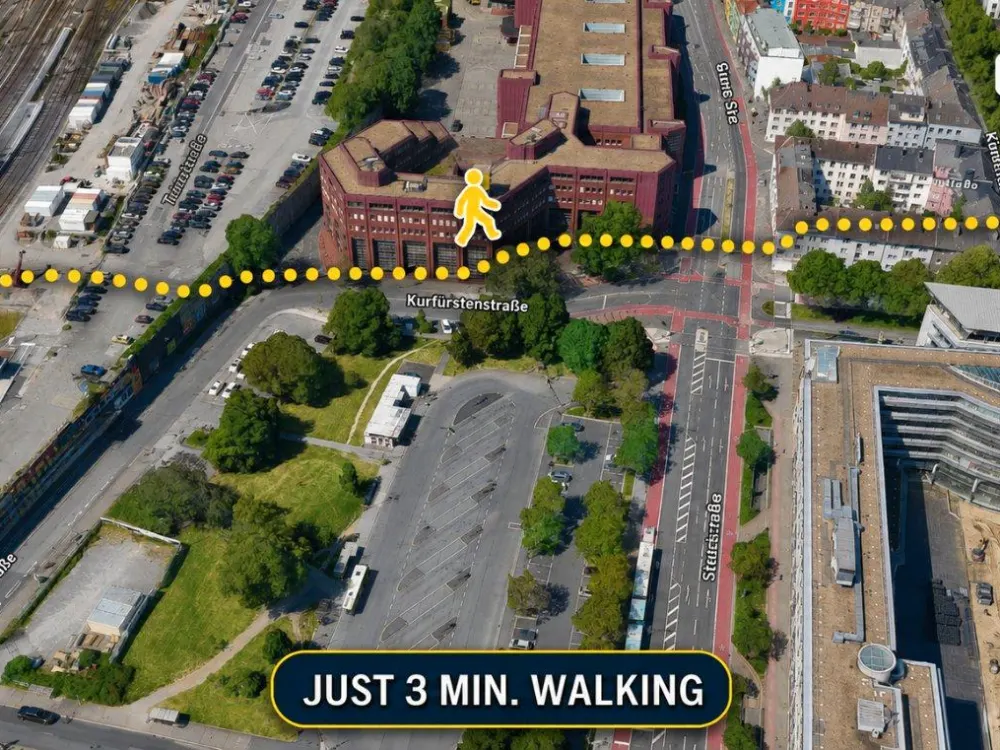 1-Zimmer-Wohnung nahe Dortmund Hbf | 30 m² | 590 € warm
