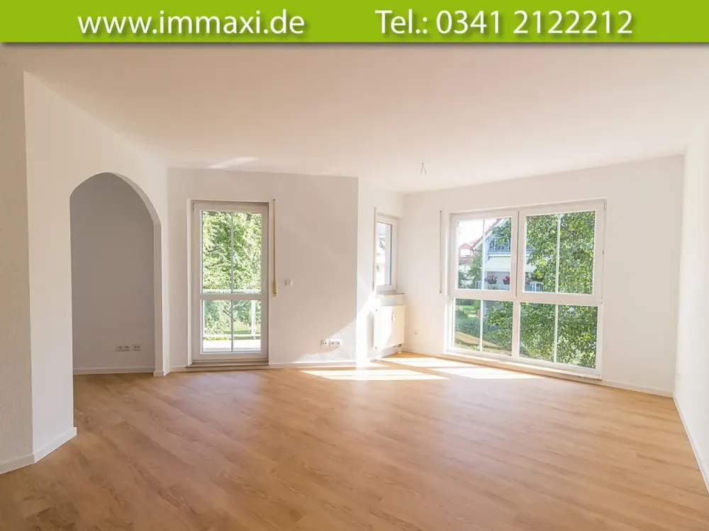 MARKKLEEBERG + 2 ZIMMER + ERDGESCHOSS + BALKON + STELLPLATZ TG