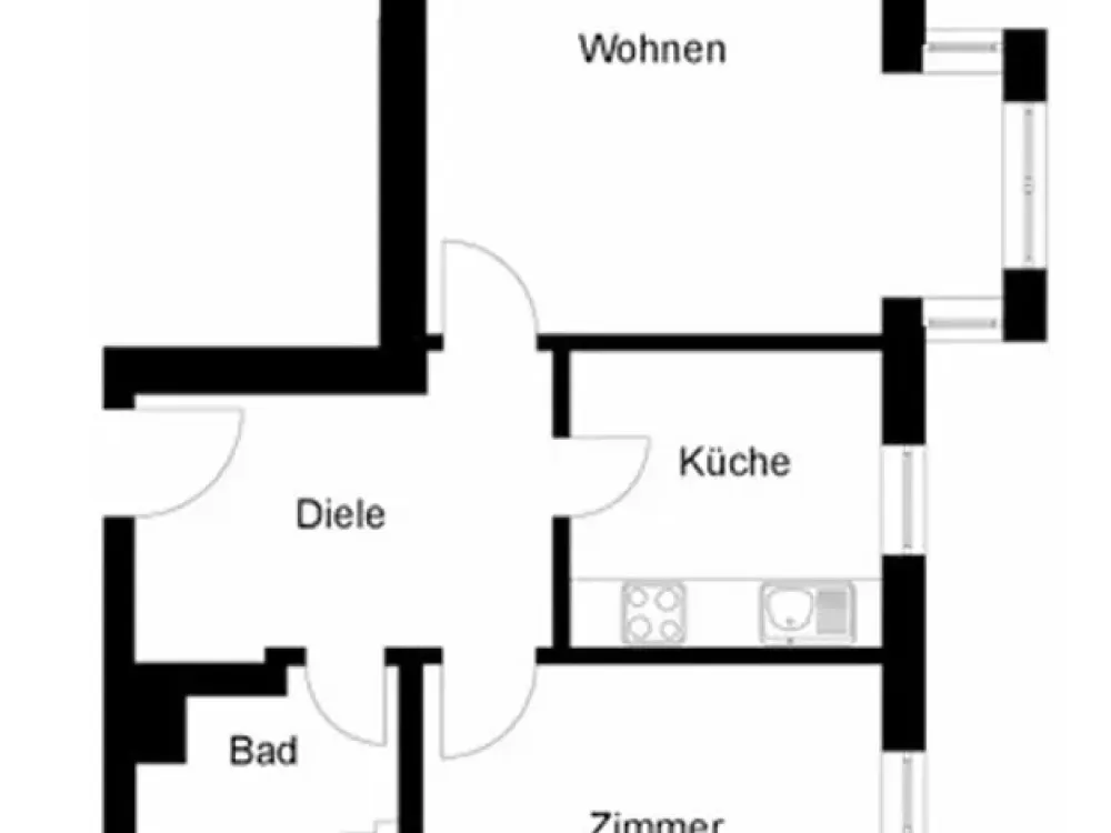 Renovierte 2-Zimmer-Wohnung mit Balkon in Hohen Neuendorf - Erstklassige Energieeffizienz