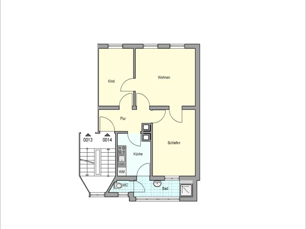 Liebe zum Altbau, Komfort von heute! 3-Zimmer Wohnung in der Innenstadt