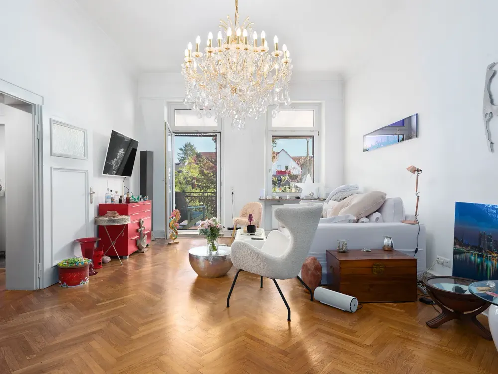 Stilvolle Altbauwohnung in der Belle Etage mit 2 Balkonen in ruhiger Lage von Hanau