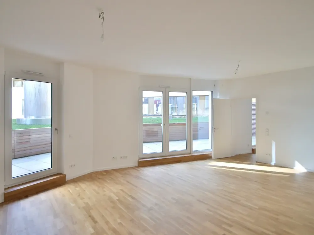 Neubau Erstbezug: schöne 2-Zimmer Wohnung mit XXL-Terrasse
